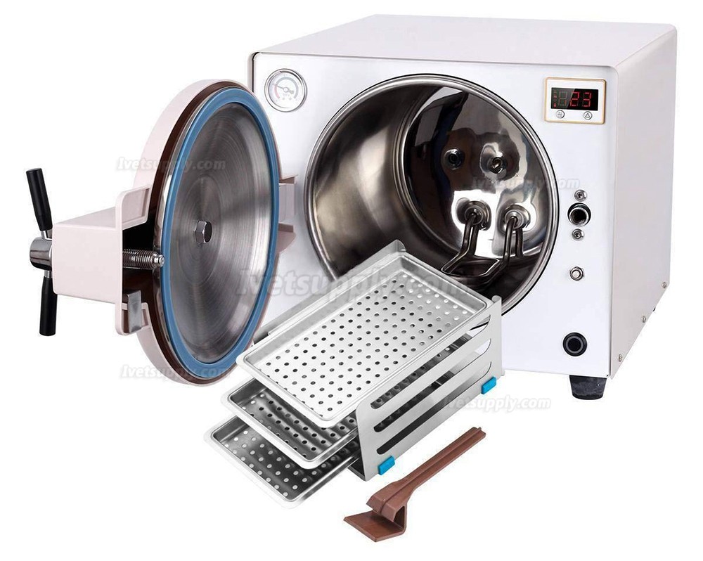 18L Autoclave Sterilizer Vacuum Steam TR250N for Veterinary / Lab / Dental